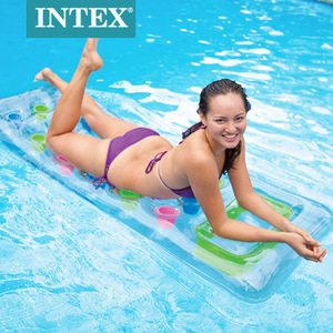 Colchón de <span class=keywords><strong>Agua</strong></span> TRANS <span class=keywords><strong>Intex</strong></span> 59894 <span class=keywords><strong>para</strong></span> Piscina de Verano, 18 Bolsillos, con Almohada en Forma de I - Product Image 2