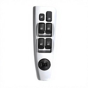 Interruptor Elevavidrios para Kia Cerato 93570-2F200, Panel Plateado, 2003-2009, Control Eléctrico - Product Image 4