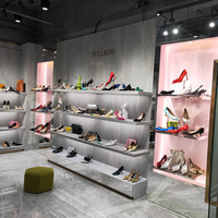 Diffusion directe personnalisable organisateur magasin de chaussures sac présentoir Salon de beauté cosmétiques vitrine échantillon peinture affichage