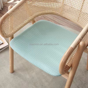 Moderno Design Vintage Hotel soggiorno sedia da pranzo solido struttura in legno <span class=keywords><strong>e</strong></span> Rattan/vimini poltrona per il tempo libero con sedile in pelle - Product Image 2