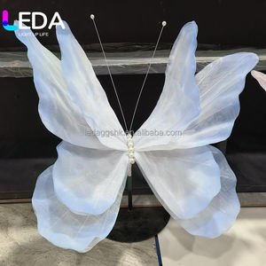 Mariposa Gigante de Organza LEDA para Decoración de Ventanas, Mariposa Artificial - Product Image 4