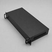 Penawaran Jangka Panjang Pabrik Cina, Kotak Instrumen Elektronik Besi Hitam IP55 88x482.6x250 19 Inch 2U Rack Case Harga Pabrik