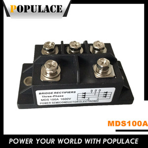 Rectificador de puente de diodo trifásico, MDS, 100A, 1600V - Product Image 2
