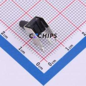 TC-6615Z-11.5-260 Tactile Switch Through hole,7.5x6.2mm Switch Single Pole Single Throw Round Button 2.6N Right Angle Insert - Product Image 2