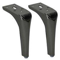 Sofa beine 7 Zoll konische Dekoration Unterstützung Hardware Gold Schwarz Messing Stahl Möbel Füße Schrank Metall Chrom Sofa beine