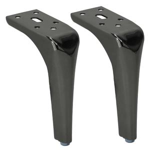 Sofa Chân 7 inch giảm dần trang trí Hỗ trợ phần cứng vàng đen Brass thép đồ nội thất chân tủ kim loại <span class=keywords><strong>Chrome</strong></span> sofa chân - Product Image 3