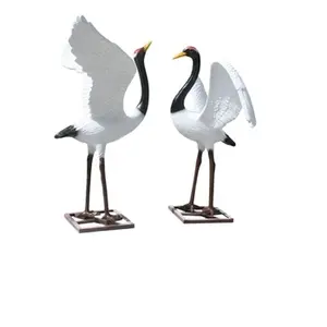 カスタマイズグラスファイバー樹脂白鳥像動物彫刻屋外屋内等身大白鳥像動物彫刻装飾用