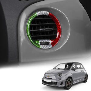 Shasha carbone volant menton Patch véritable Fiber de carbone intérieur accessoires pour Fiat <span class=keywords><strong>500</strong></span> <span class=keywords><strong>Abarth</strong></span> 595 2012 2013 2015 <span class=keywords><strong>2018</strong></span> 2019 - Product Image 6