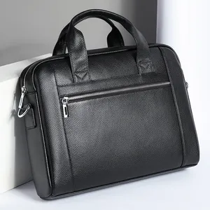 MARRANT Genuine Leather Business Briefcases Men 14 Inch Laptop Bags Men Leather Messenger Bag Leather Men Briefcase