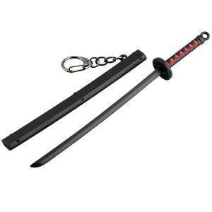 LLavero de Anime japonés Demon Slayer, no Yaiba Kimetsu, accesorios <span class=keywords><strong>para</strong></span> Cosplay, modelo de <span class=keywords><strong>arma</strong></span>, juguetes de Anime, accesorios de 17cm - Product Image 3