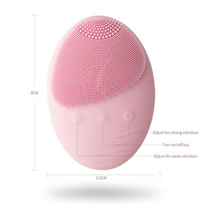 Masajeador Facial de belleza, cepillo de limpieza Facial de silicona, eléctrico, Sónico, suave, resistente al agua - Product Image 2