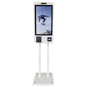 Visgn Android hoặc Windows OS 24 27 32 inch tự phục vụ Totem cảm ứng điện dung Máy in nhiệt tự đặt hàng kiosk trong nhà hàng - Product Image 3