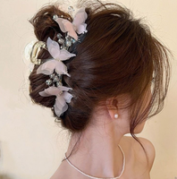 Barrettes coréennes pour maintenir les cheveux, au design élégant et sophistiqué. Clips de grande taille.