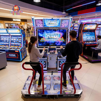 Pump It Up Phoenix, machine d'arcade de danse à monnayeur, jeu de rythme avec 2 pads pour 2 joueurs, pour centre de jeux