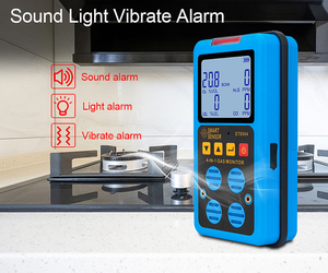 Multi Gas Detector Oxygen O2 Sulfide H2S Carbon Monoxide CO Combustible Gas LEL Gas <b>Meter</b> ST8904 - Product Image 4