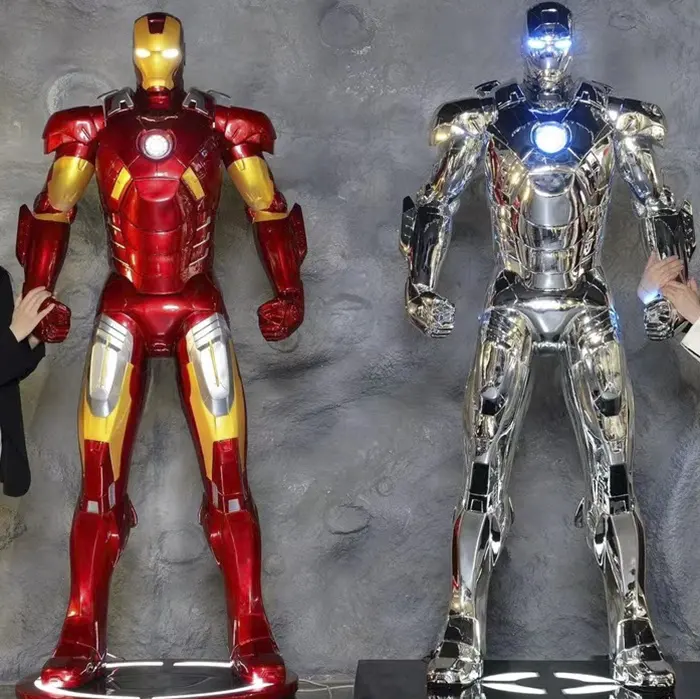 Lebensgröße Hochwertige Anime Figur Harz Statue Charakter Lebensgröße 1:1 Iron Man Action figur Ironman Action figur