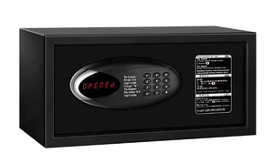 Caja Fuerte Eléctrica Portátil Mini para Hotel con Cerradura Digital Electrónica y de Llave, Compartimento Oculto, Caja de Seguridad - Product Image 3