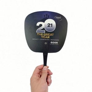 Wholesale Customized PP Plastic <b>Hand</b> <b>Fan</b> with Promotional Logo Printing Novelty Gifts - Product Image 6