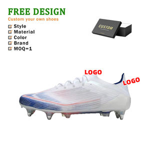 Zapatos de fútbol de competición para hombres y mujeres Low-Top FG Long-Stud para calzado de invierno sintético de césped natural para adultos y niños - Product Image 1