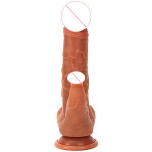 Vibratore Dildo Morbido in Silicone Liquido con Funzione di Leccata, Completamente Automatico, Retrattile, Oscillante, Riscaldante, Impermeabile, Misure S/<span class=keywords><strong>M</strong></span>/L - Product Image 3