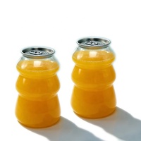 Bouteille en plastique PET transparente vide de 150 ml avec logo OEM, bouteille à anneau, jetable pour les boissons gazeuses, le beurre de cacahuète, avec ouverture facile