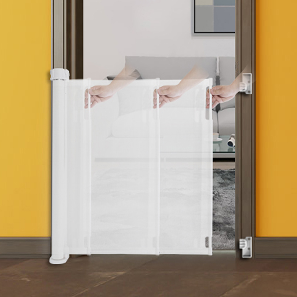 Выдвижные лестничные ворота для безопасности детей, безопасные заборы для ванной комнаты, домашних животных