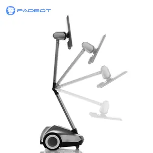Engellerden kaçınma 10 inç HD ekran sohbet Roboter özel tasarım satın Factori Robot