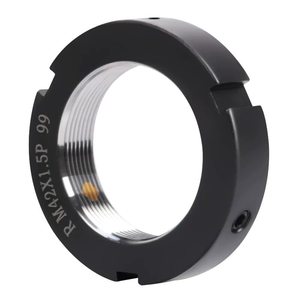 Tuerca de Bloqueo Radial Tipo <span class=keywords><strong>R</strong></span> de Precisión para Máquina CNC, Tuerca Redonda Antiaflojamiento para <span class=keywords><strong>Varilla</strong></span> de Tornillo y Rodamiento, con 3 Meses de Garantía - Product Image 1