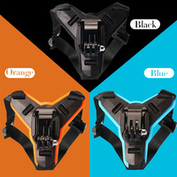 Support de caméra pour mentonnière de casque de moto pour GoPro Hero DJI Osmo Action Insta360 Accessoires de caméra d'action Sangle de casque