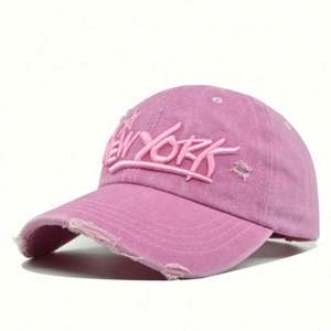 Gorra de Béisbol de 6 Paneles Bordada y Desgastada Personalizada al por Mayor, Estilo Dad Hat, Vintage, Deportiva, Formal, de Mezclilla Lavada, de Alta Calidad - Product Image 5