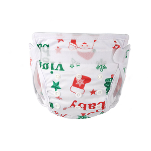 Vente en gros de couches lavables en tissu réutilisables, imperméables, en PUL, pour bébé - Product Image 2