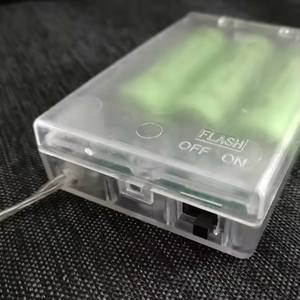 بطارية تعمل بإضاءة ليد عيد الميلاد ندفة الثلج ستارة ضوء المنزل الطرف الديكور جليد سلسلة خرافية دافئ لقضاء العطلات - Product Image 6