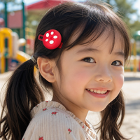 Pinces à cheveux personnalisées en PVC, alphabet arc-en-ciel, cœur, étoile, dessin animé, fleur, bouton, accessoires de chaussures colorés, ensemble mignon de styles variés pour enfants