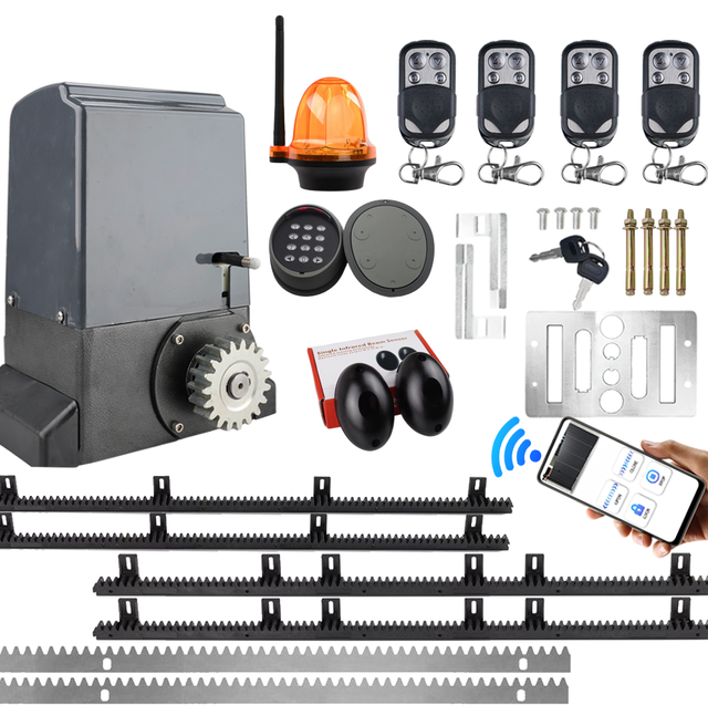 FUBEI Mechanical Spring Balance Auto Gate Opener Kit 600KG 320W Electric Motor for Garden Villa