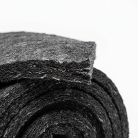 Tissu feutré non-tissé aiguilleté Qianxi 100m 100% polyester - Résistant à l'huile, brossé, effet suède, Ripstop, anti-déchirure, résistant à l'abrasion