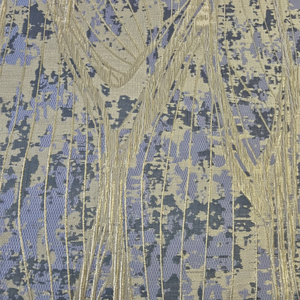 Tissu jacquard en polyester ultra doux turc 100% polyester pour les vêtements de fil de spécialité en brocart métallique fantaisie pour filles - Product Image 1