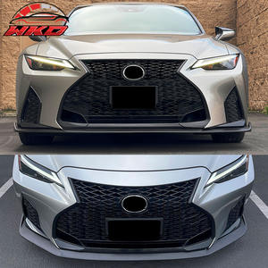 ชุดบอดี้คุณภาพสูงสีดำด้านกันชนหน้าสำหรับ Lexus IS350 2021-2025 F รถสปอร์ตซีดาน IKON ABS - Product Image 3