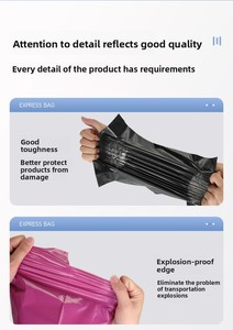 Sacs d'expédition en gros avec poignée, résistants aux déchirures, imperméables, auto-adhésifs, compatibles avec USPS, UPS, FedEx - Product Image 3