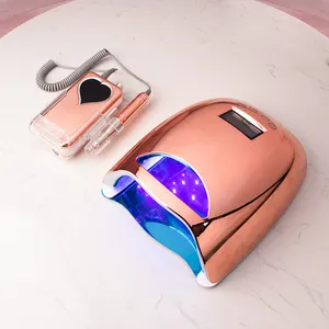 2024 personalizzare il Logo speciale nuovo Design Cordless ricaricabile 48w LED UV Nail Nail Polish Gel Dryer Machine Salon Manicure uso