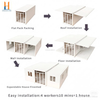 Casa Modular de 20 pies de Construcción Rápida, Resistente a Terremotos, Casa Contenedor Móvil ZHONGHUAN LIVING