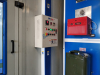Stand de pulvérisation, ventilateur d'extraction, pour salle de mélange de peinture, haute qualité, bon marché, approuvé CE, ISO