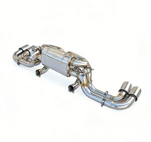 Pour Ferrari F360 Modena Spider Challenge Stradale <span class=keywords><strong>V8</strong></span> 3.6L 1999-2006, échappement en acier inoxydable Axleback de qualité stable avec soupape - Product Image 2