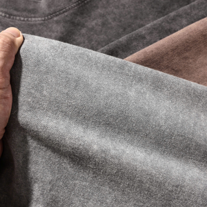 เสื้อยืดสำหรับยิมแขนสั้นคอกลมฟอกสีกรดเสื้อผ้าสำหรับยิมผลิตจากโรงงานเวียดนาม - Product Image 2