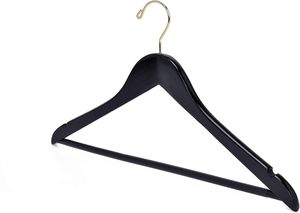 Cintres en bois massif brillant pour vêtements d'enfants, fournis par une usine expérimentée - Product Image 4