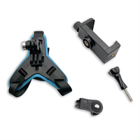 Support pour téléphone portable avec mentonnière pour casque de moto Caméra de sport Go Pro DJI Action Cameras