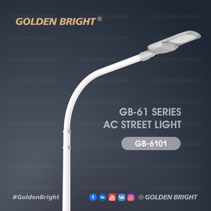 Lámpara LED de Calle de Alta Potencia AC, 60W, Diseño de Ala de Murciélago, Distribución de Luz Dorada Brillante - Product Image 6