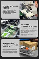 Imprimante numérique à jet d'encre Renovix nouvelle génération pour serviettes non tissées, alimentation automatique, haute vitesse, personnalisation de serviettes en papier