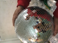 20cm 30cm 8 "12" Kits de fête Disco en ensemble complet Kit de fête boule de miroir Disco pour fête anniversaires enfants mariage boule de décoration de la maison