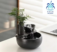 Fuente de Mesa con Sistema de Circulación de Oxígeno, Mini Pecera, Adorno Interior para Hogar u Oficina, Regalo para Ceremonia de Inauguración