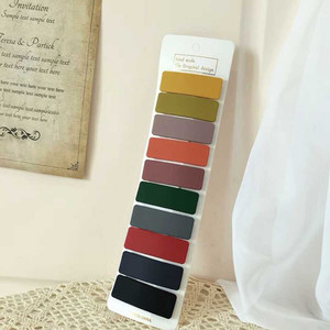 Eleganti Trending alla moda forcine per capelli con perline a farfalla in resina a becco d'anatra 5cm vendita calda all'ingrosso per la decorazione dei capelli - Product Image 1